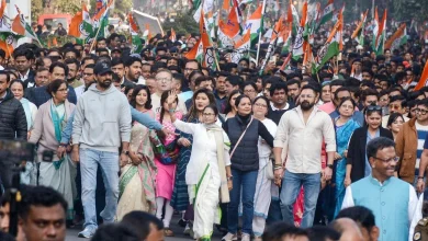 TMC protest in Kolkata LIVE: Mamata Banerjee leads march against ED action