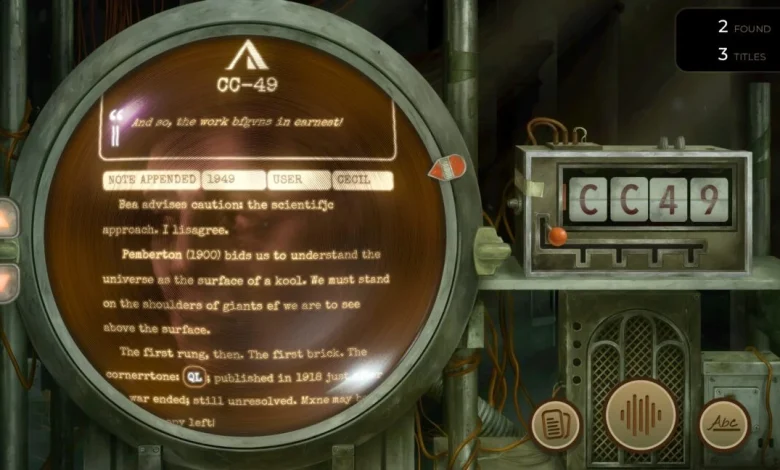 TR-49 is interactive fiction for fans of deep research rabbit holes