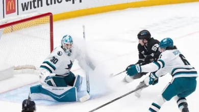 TST Images: Sharks beat Kings, 4-3, at Crypto.com Arena