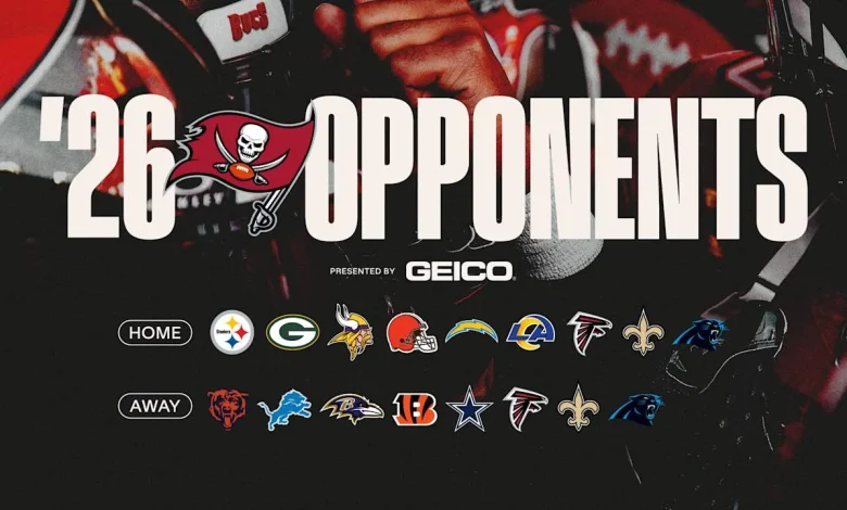 Tampa Bay Buccaneers 2026 Opponents Finalized