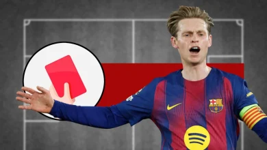 Tarjeta roja: Frenkie de Jong
