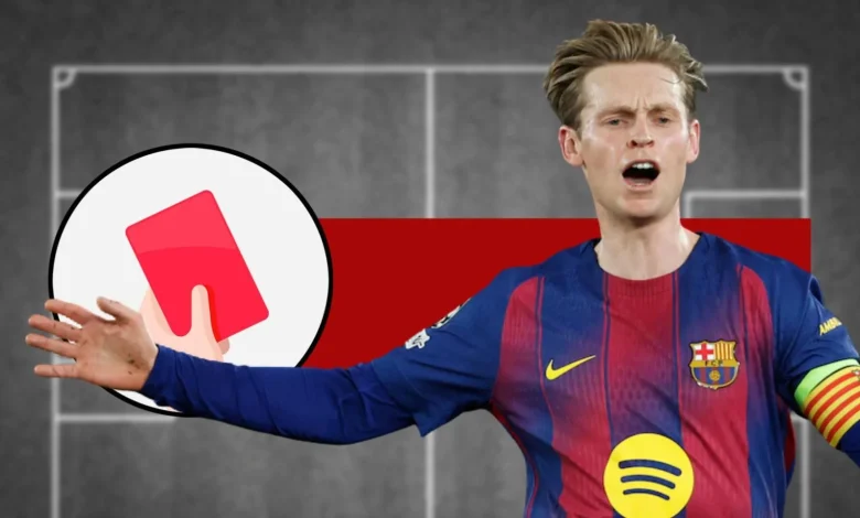 Tarjeta roja: Frenkie de Jong