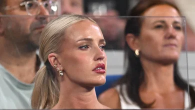 Taylor Fritz's gf Morgan Riddle Turns Heads in Sheer Black Stunner at Australian Open