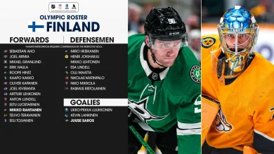 Team Finland roster for 2026 Winter Olympics includes Tolvanen, Kiviranta