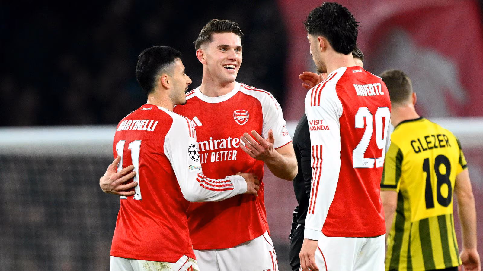 Team news: Gyokeres and Havertz start at Leeds