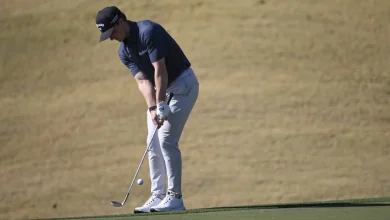 Teenager Blades Brown skyrockets up AmEx leaderboard, with Scheffler in sight