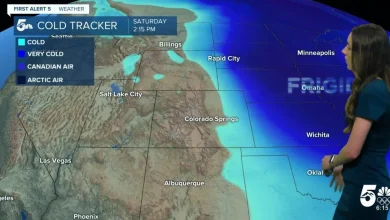 Temperatures will continue to decrease ahead of the Broncos game on Saturday