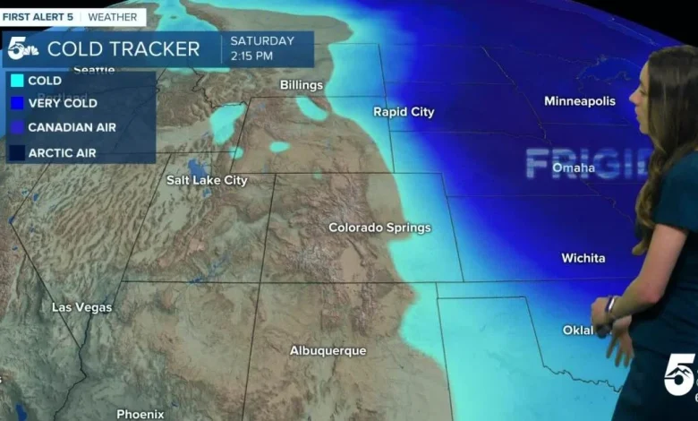 Temperatures will continue to decrease ahead of the Broncos game on Saturday