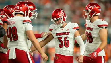 Tennessee gets Louisville kicker Cooper Ranvier to replace Max Gilbert