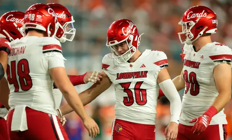 Tennessee gets Louisville kicker Cooper Ranvier to replace Max Gilbert