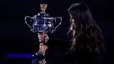 Tennis legend Jennifer Capriati steps out in rare public appearance to present trophy at Australian Open