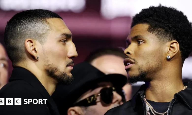 Teofimo Lopez vs Shakur Stevenson: World-title fight marred by ugly build-up at news conference