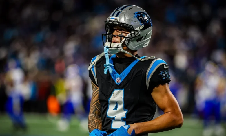 Tetairoa McMillan, Tyler Shough named finalists for offensive rookie of the year