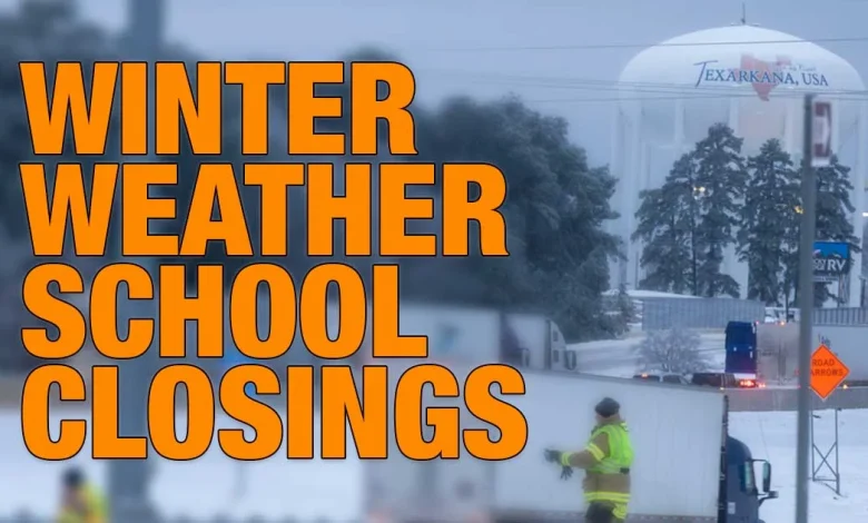 Texarkana Area Winter Weather Closings for Monday