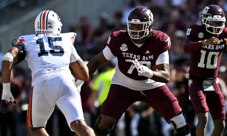 Texas A&M transfer OT Jonte Newman commits to Texas