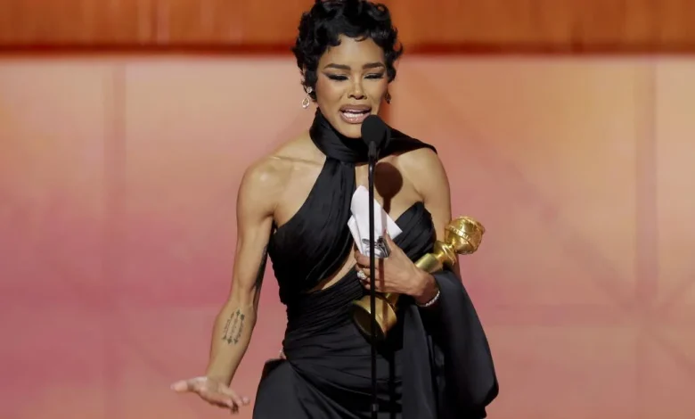 Teyana Taylor wins Golden Globe, dedicates it to 'brown sisters'