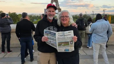 The Gazette shines in the Eiffel Tower glow