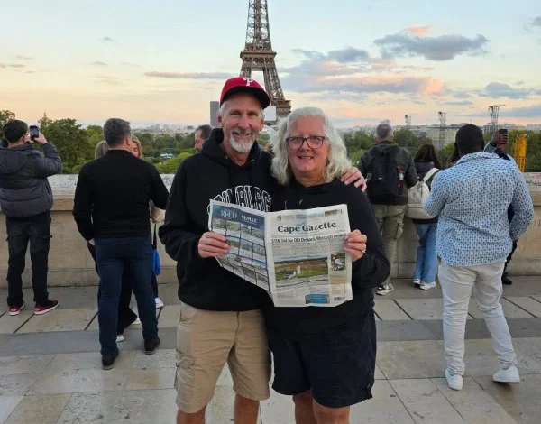 The Gazette shines in the Eiffel Tower glow
