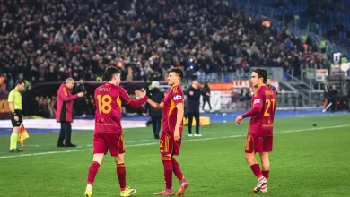 The Giallorossi squad for Roma v Torino