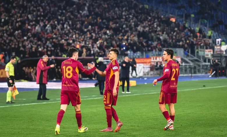 The Giallorossi squad for Roma v Torino