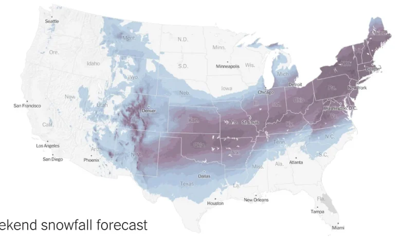 The January 2026 U.S. Winter Storm, in Maps and Charts