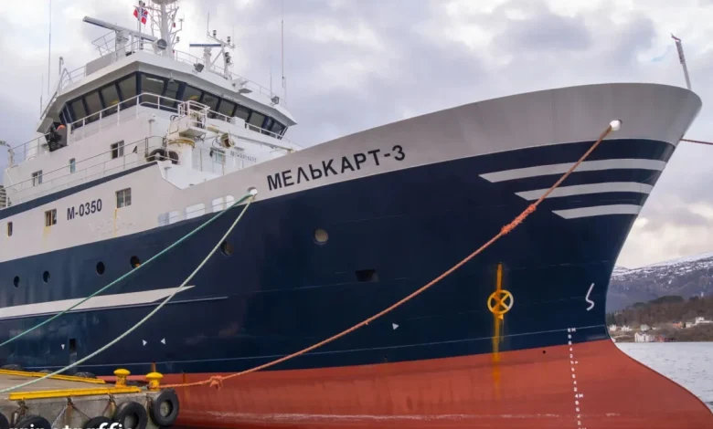 The Melkart-3 is trawling near Svalbard