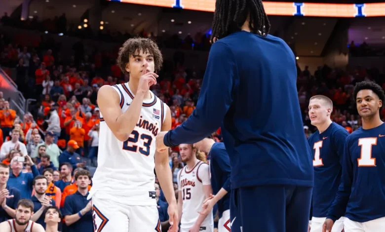 The NBA is watching Illinois freshman Keaton Wagler