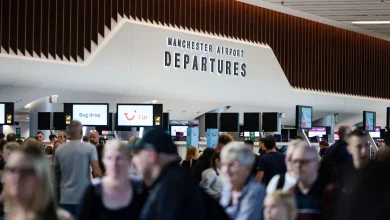 The five flights cancelled from Manchester Airport this morning