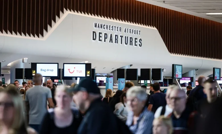 The five flights cancelled from Manchester Airport this morning