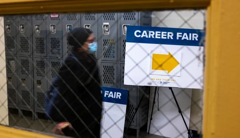 The number of available jobs in the US just hit its lowest level in more than a year