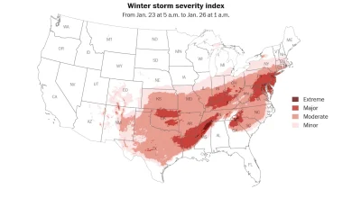 These 12 cities will be hit hardest by the massive winter storm - The Washington Post