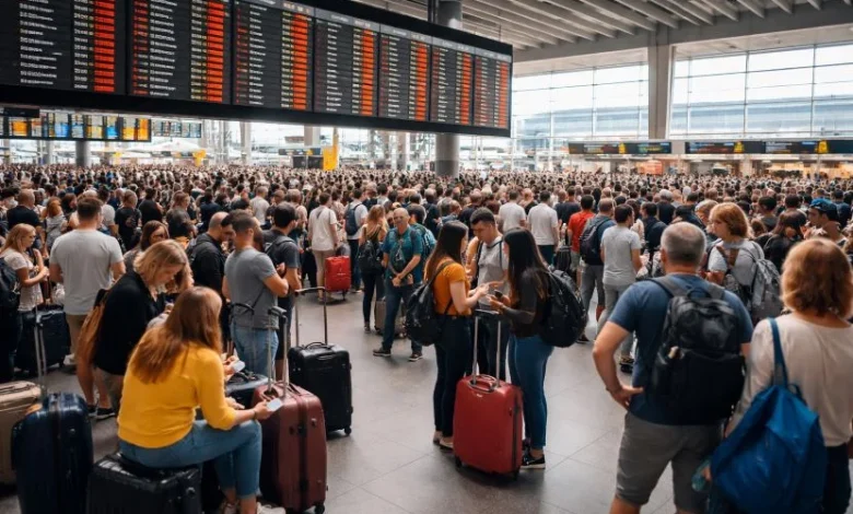 Thousands of Passengars Stranded In Europe As France, Netherlands, UK, Germany and Norway Delay 980 And Cancel 225 Flights, Impacting KLM, easyJet, Lufthansa And others In Netherlands, Paris, London, Oslo And More