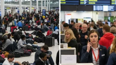 Thousands of Passengers Stranded in UK as EasyJet, British, KLM, Air France, Scandinavian and Other Airlines Cancel 139 and Delay 1531 Flights at London, Manchester, Bristol, Edinburgh and More