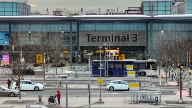 Three deny 'chemical' spray ‘gang robbery’ at airport | ITV News