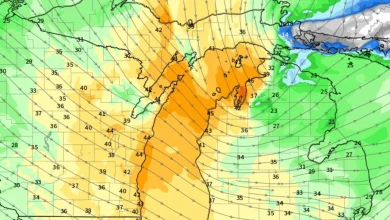 Timeline on near-blizzard conditions, Winter Weather Advisory expanded into eastern Michigan