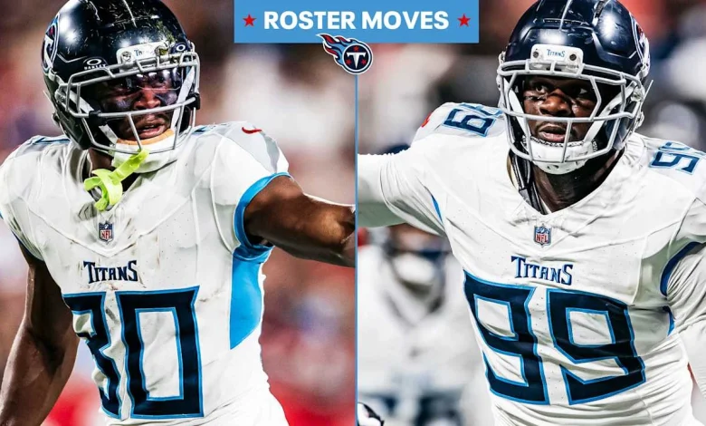 Titans Make a Flurry of Roster Moves Ahead of Sunday's Game at Jaguars