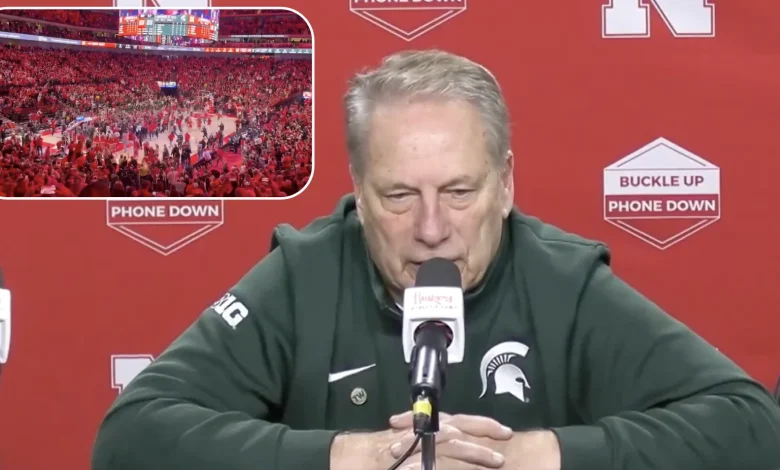 Tom Izzo 'loved' Nebraska court storming after Michigan State loss
