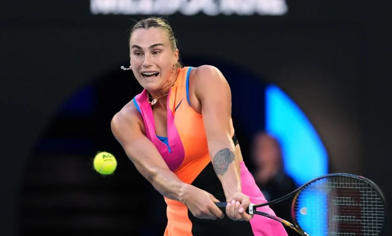 Top-ranked Sabalenka and Alcaraz advance on opening day at the Australian Open
