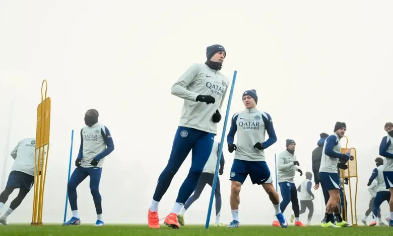 Training on the eve of Inter vs. Bologna