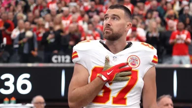 Travis Kelce reaches historic milestone in possible final game of NFL career, noncommittal about future