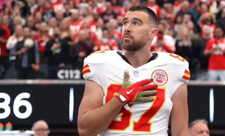 Travis Kelce reaches historic milestone in possible final game of NFL career, noncommittal about future