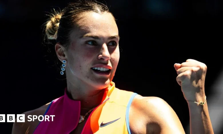 'Trophy or nothing' - Sabalenka reaches semi-finals