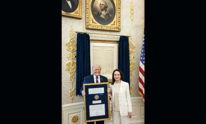 Trump Nobel Peace Prize 2026: 'Pathetic' president hammered for accepting Venezuelan leader's award