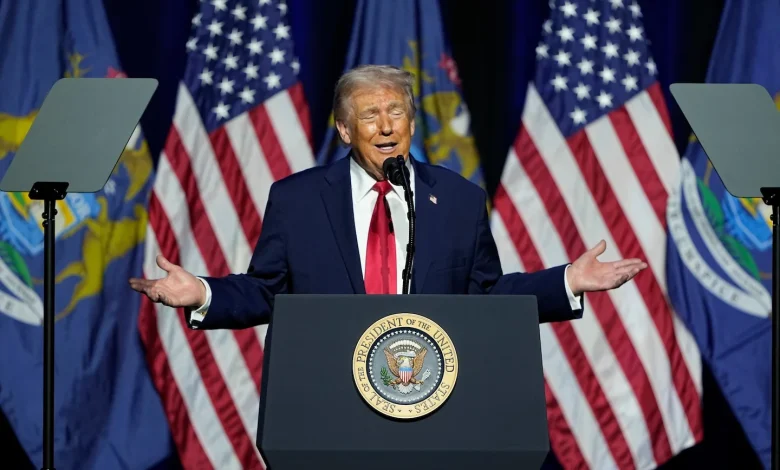 Trump blasts Fed’s Powell in speech on economy