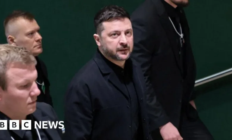 Trump meets Zelensky as US envoy says ending Russia war down to one issue