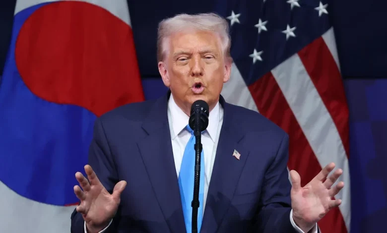 Trump says he's raising tariffs on South Korea to 25%