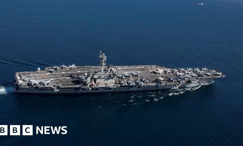 Trump warns 'time is running out' for nuclear deal as US military builds up in Gulf