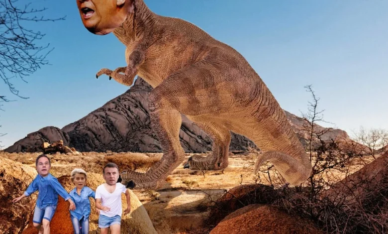 Trump’s a T-Rex and ‘pathetic’ leaders need to confront him, rages California’s Newsom – POLITICO