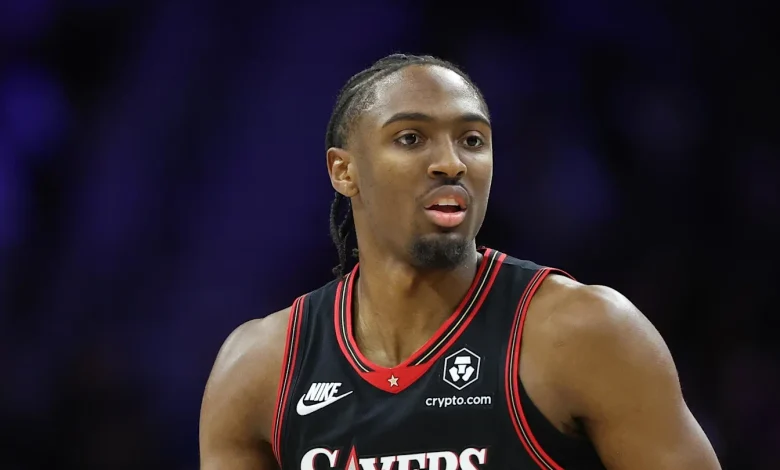 Tyrese Maxey's pregnant ex Myra Gordon causes stir sitting courtside at 76ers game