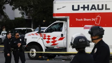 U-Haul truck drives into crowd at Westwood rally against Iran rulers